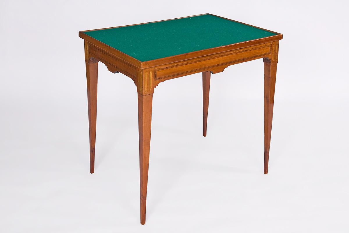 18th Century French Louis XVI Game or Chess Table, Console, France, circa 1790 In Good Condition In Greven, DE