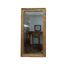 18th Century French Louis XVI Gilded Antique Mirror - Small