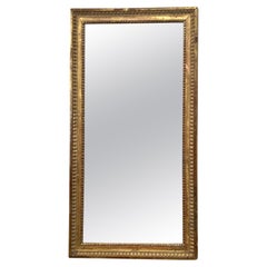 Antique Mirror doré Louis XVI français du 18ème siècle - Petit