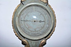 18th Century French Louis XVI Giltwood Barometer