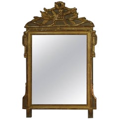 18th Century French Louis XVI Giltwood Mirror