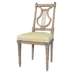 Antique 18th Century French Louis XVI Lyre Back Dinning Chairs