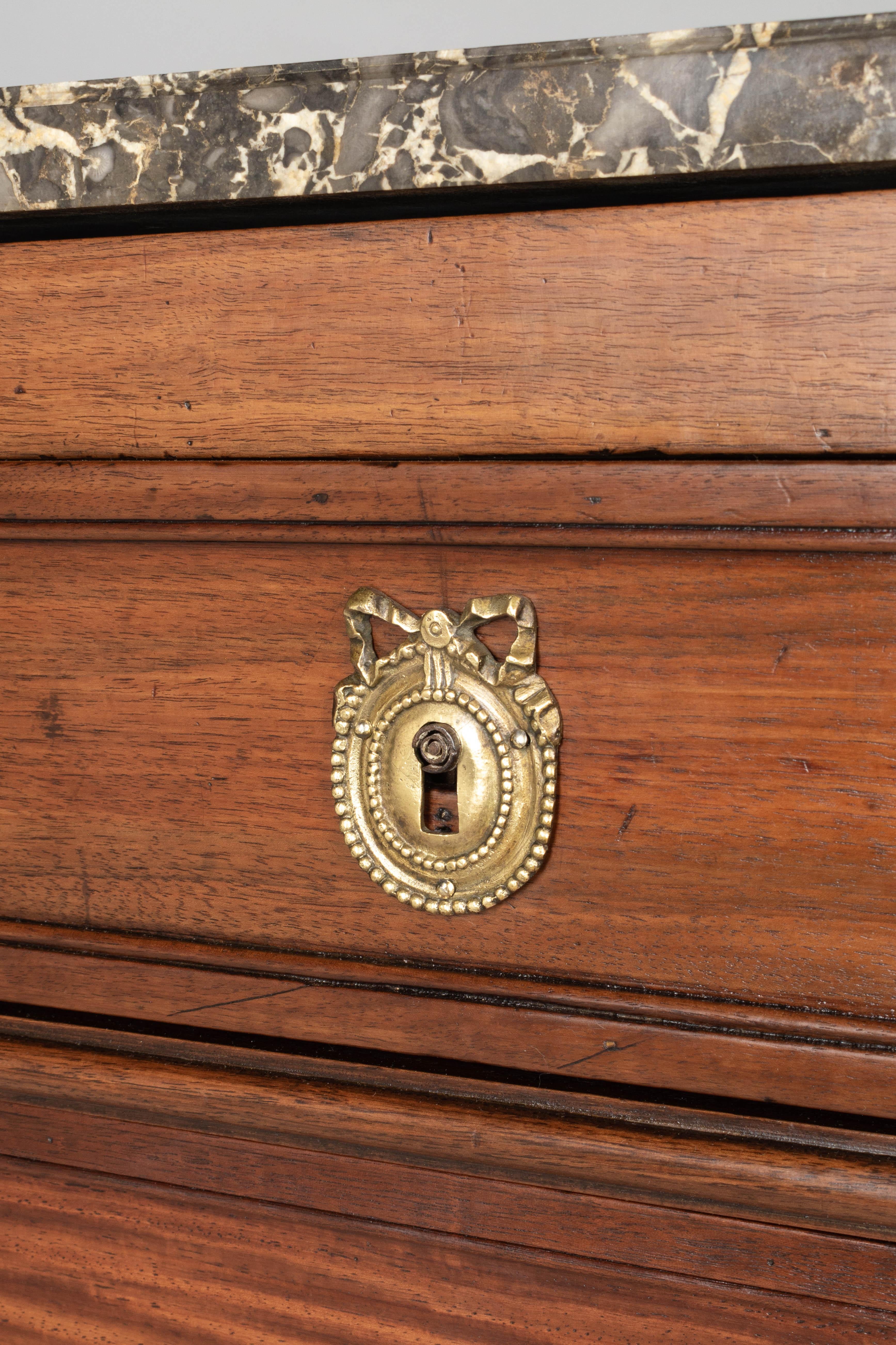 18th Century French Louis XVI Marble Top Commode 5