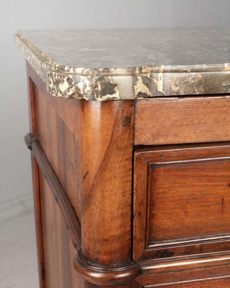 18th Century French Louis XVI Marble Top Commode For Sale 6