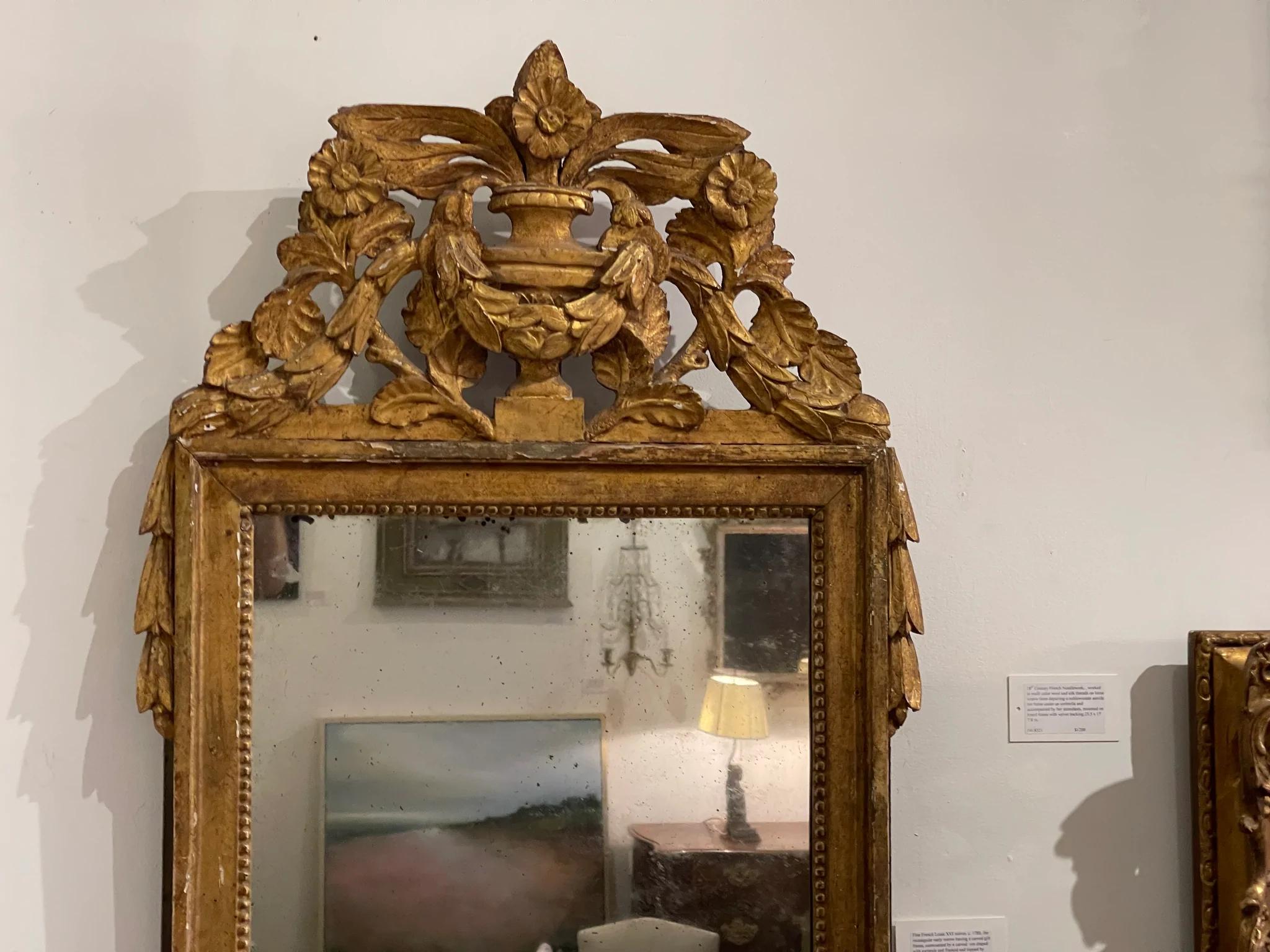 18th Century and Earlier 18th Century French Louis XVI Mirror