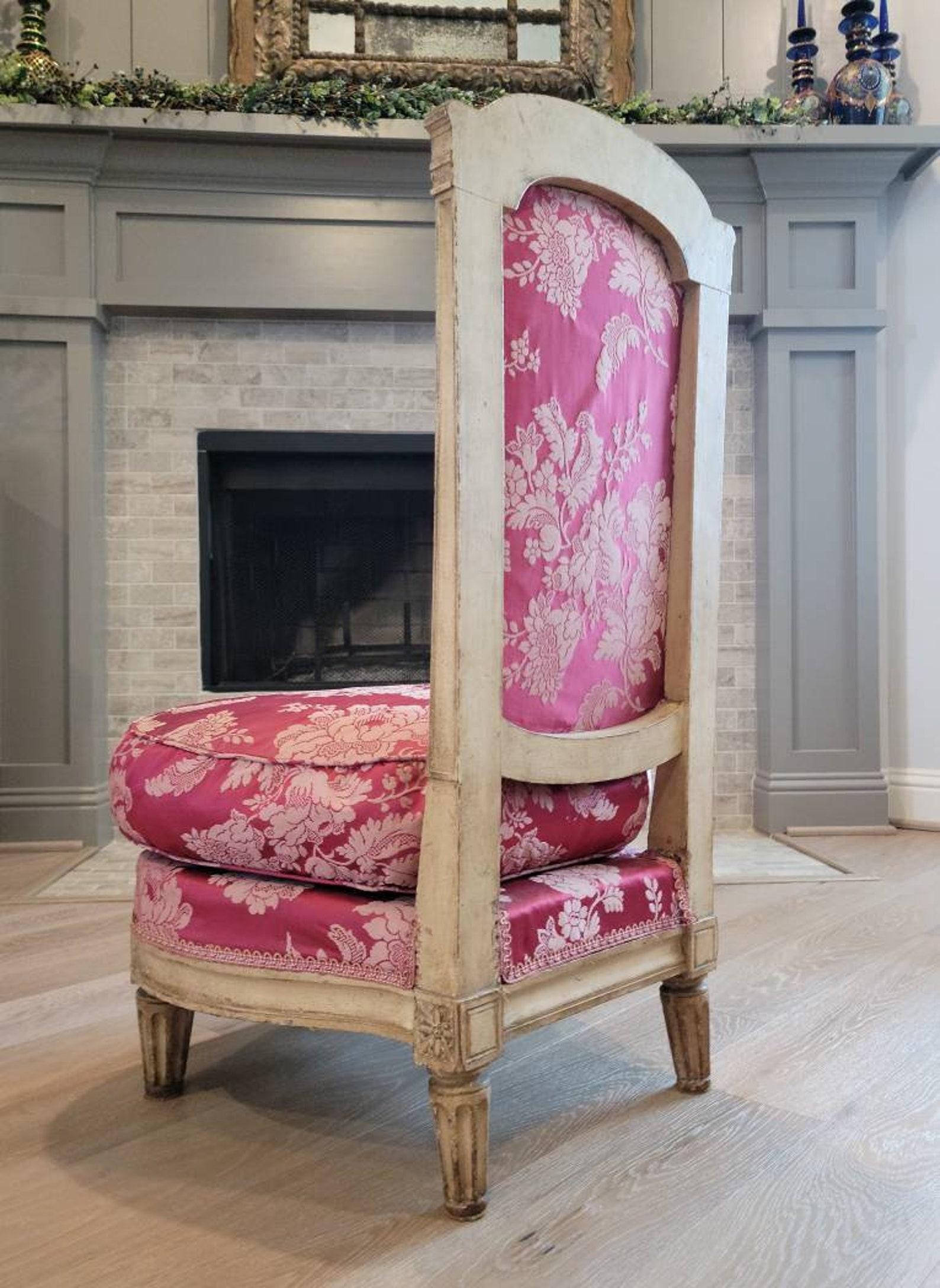 18th Century French Louis XVI Period Boudoir Slipper Chair 3