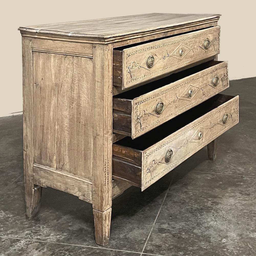 Brass 18th Century French Louis XVI Period Commode ~ Chest of Drawers For Sale