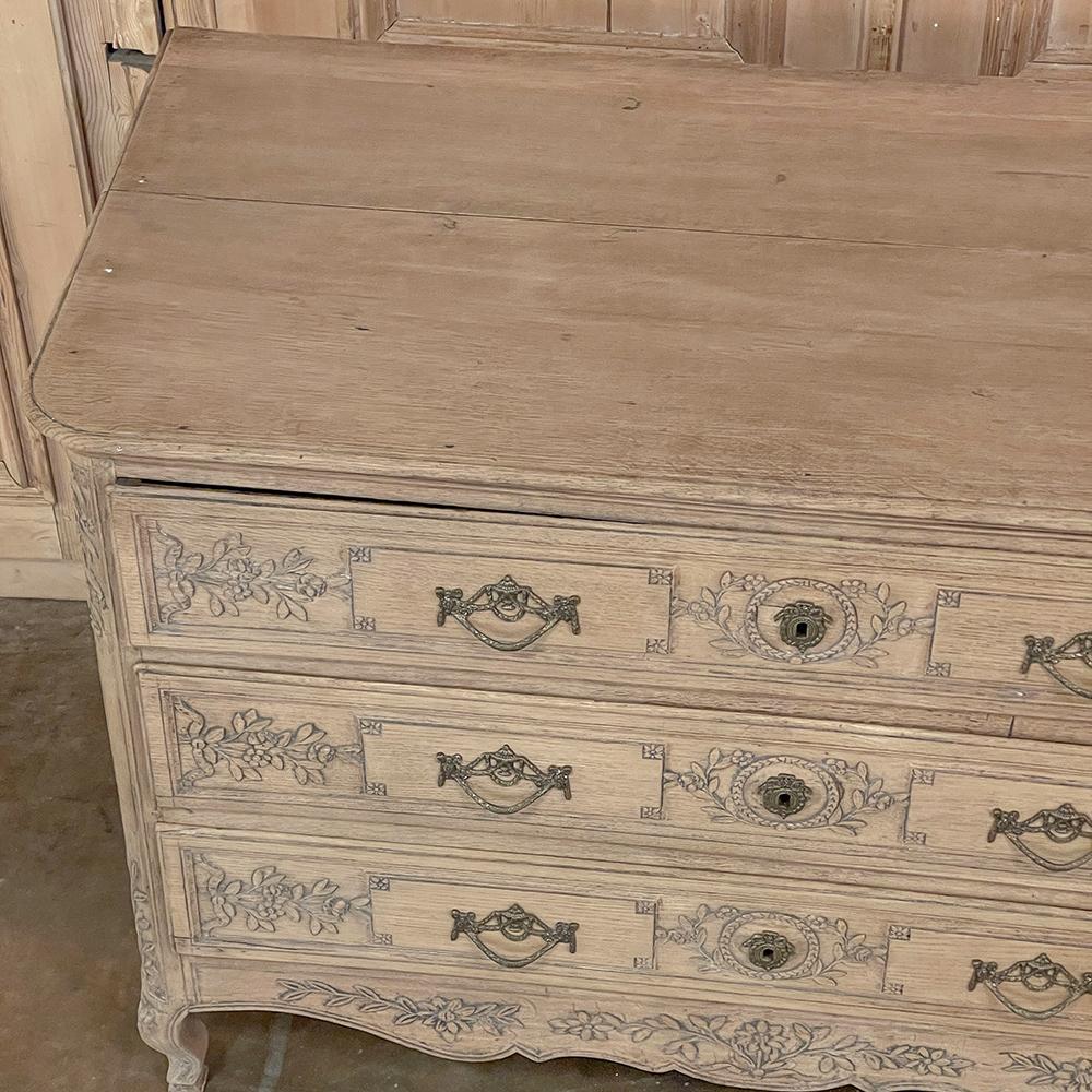 18th Century French Louis XVI Period Commode in Stripped Oak 1