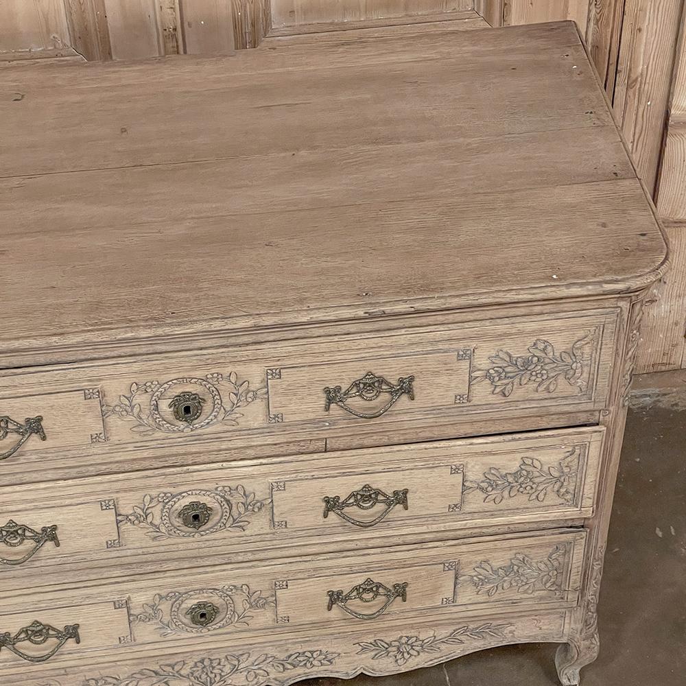 18th Century French Louis XVI Period Commode in Stripped Oak 2