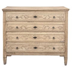 18th Century French Louis XVI Period Commode in Stripped Oak