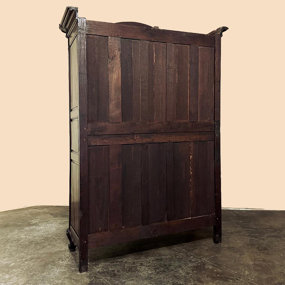 18th Century French Louis XVI Period Mahogany Armoire For Sale 10