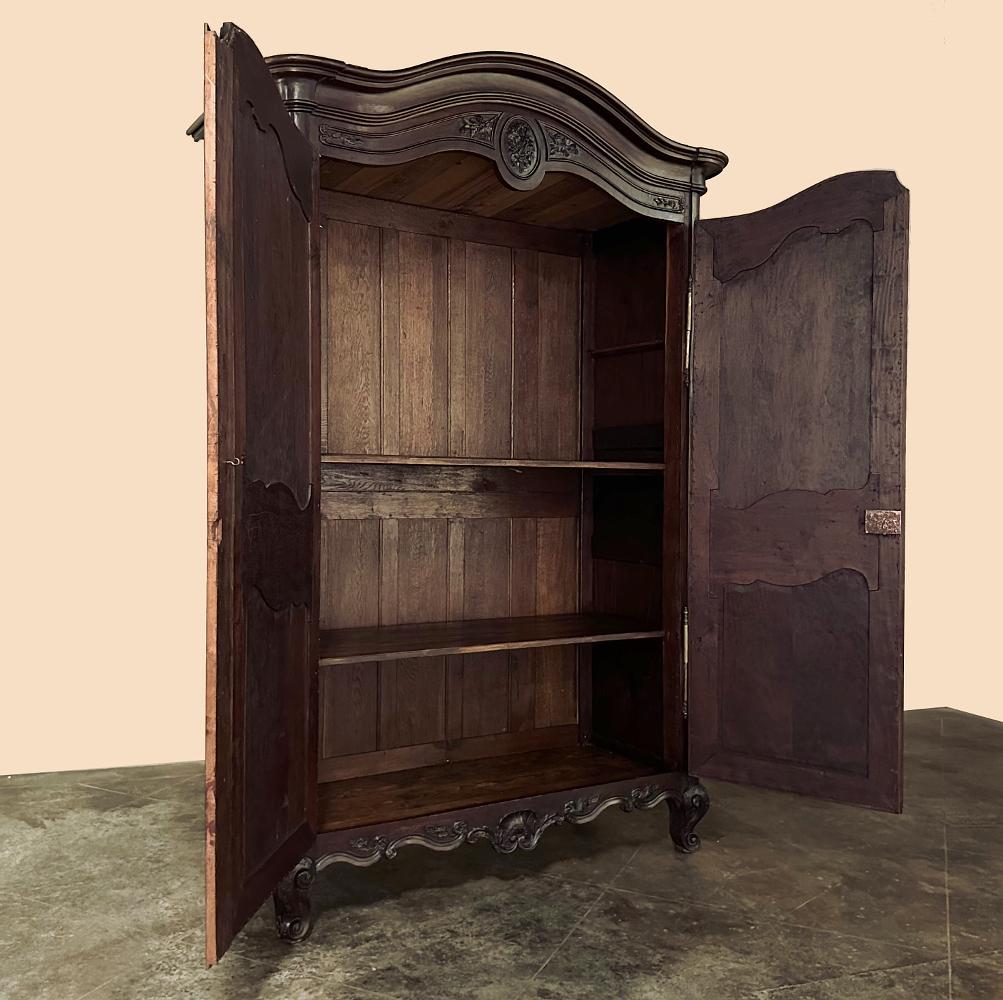 18th Century French Louis XVI Period Mahogany Armoire For Sale 3