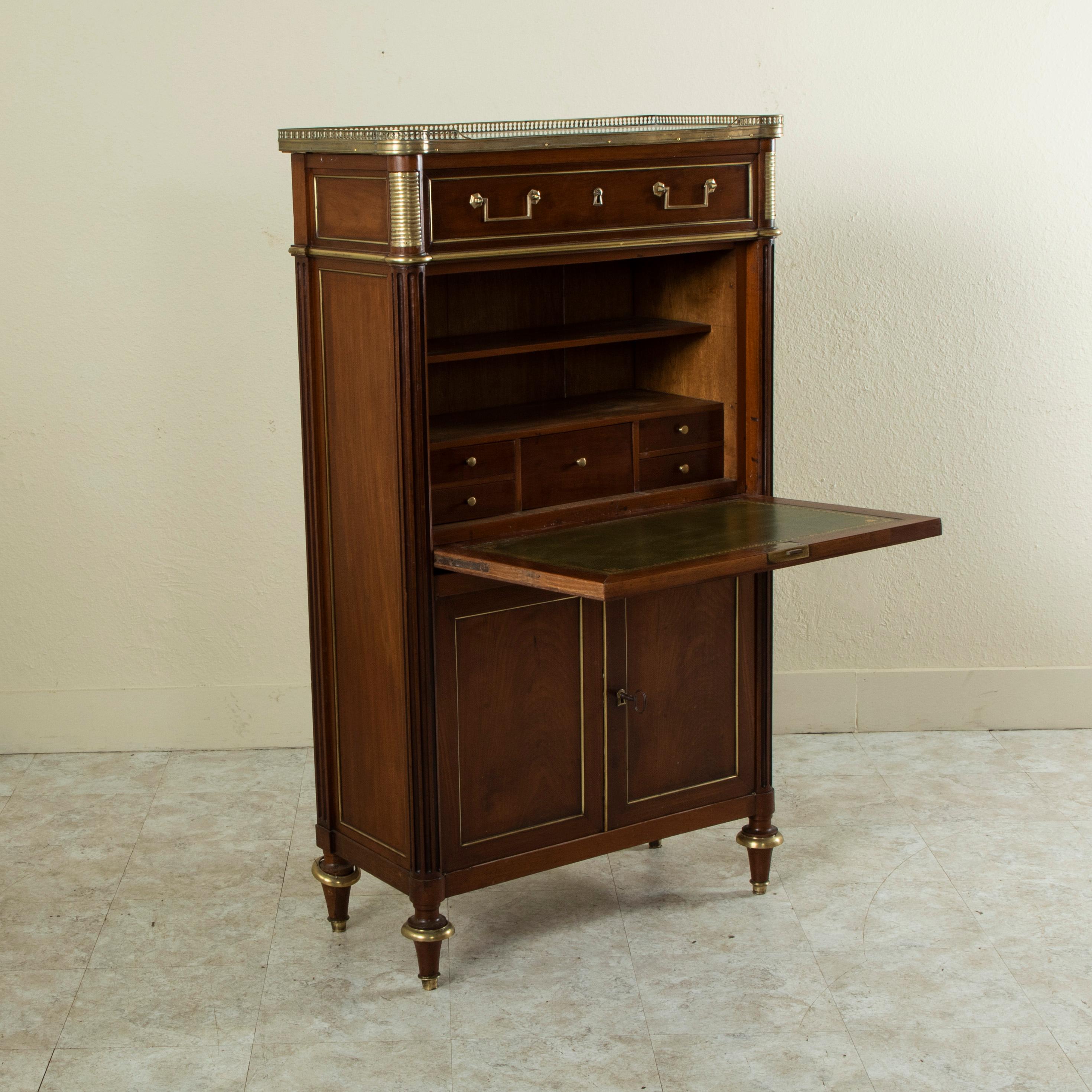 18th Century French Louis XVI Period Mahogany Lady's Secretary, 31-In Wide 8