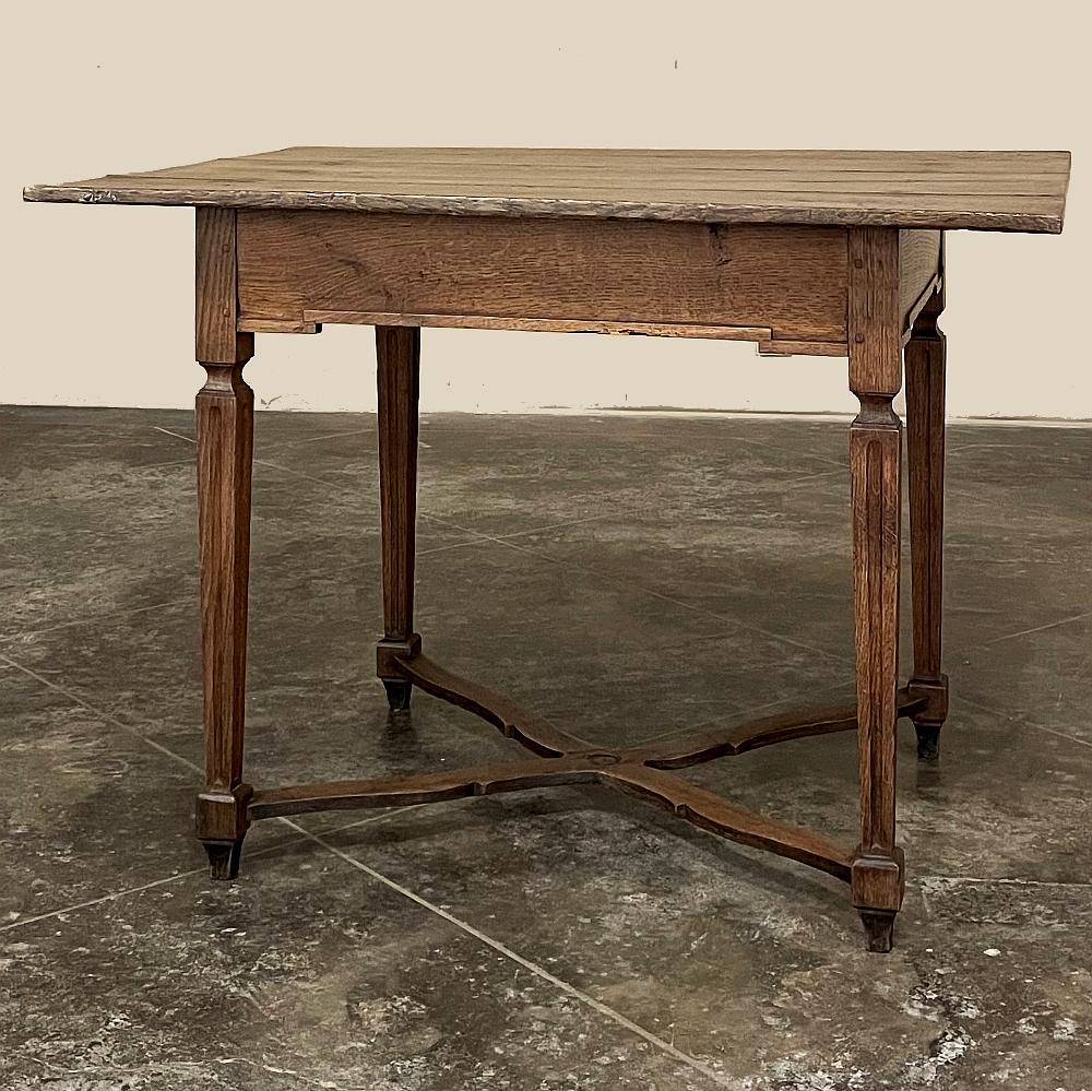 18th Century French Louis XVI Period Rustic Side Table In Good Condition For Sale In Dallas, TX