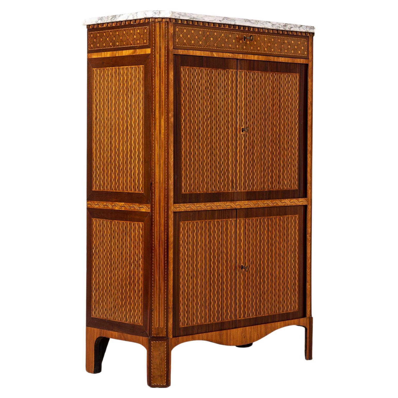 18th Century French Louis XVI Period Secrétaire à Abattant