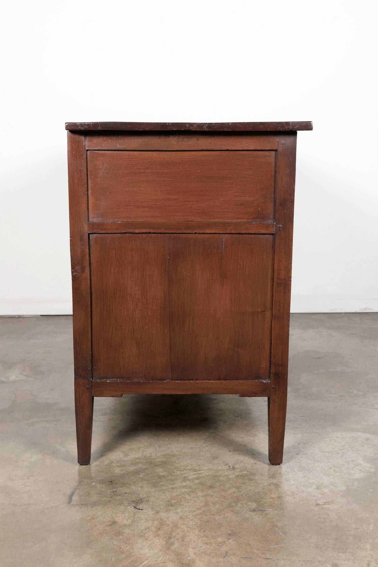 18th Century French Louis XVI Period Solid Walnut Commode 6