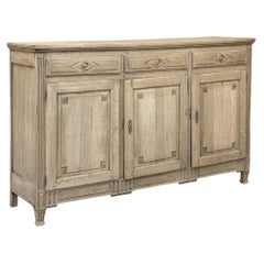 18th Century French Louis XVI Period Stripped Oak Buffet
