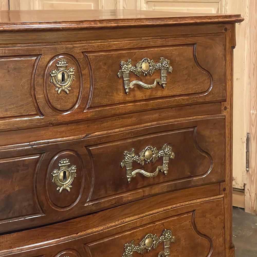 18th Century French Louis XVI Period Walnut Commode For Sale 4