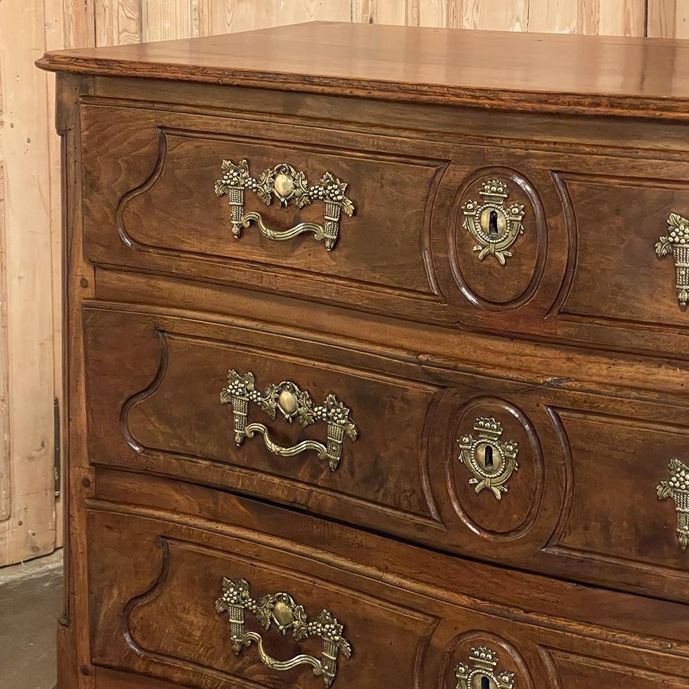 18th Century French Louis XVI Period Walnut Commode For Sale 7