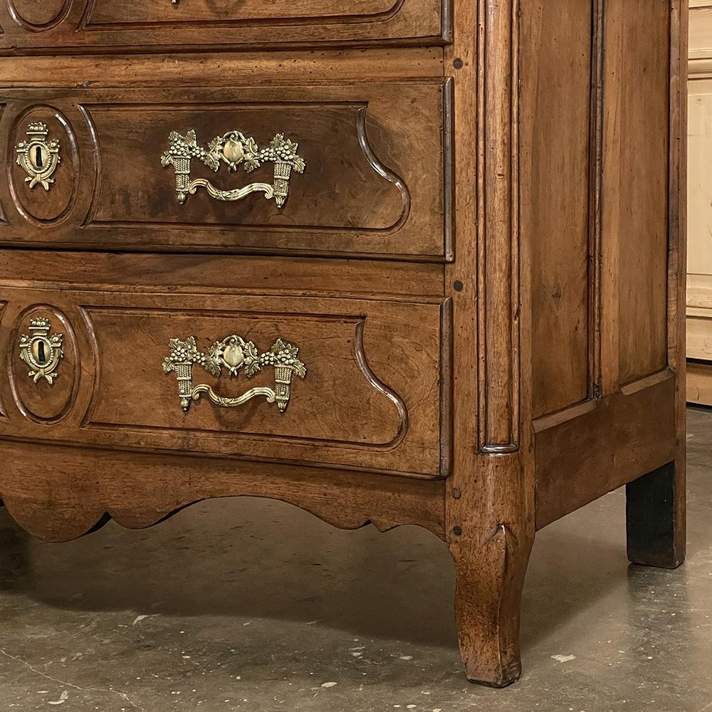 18th Century French Louis XVI Period Walnut Commode For Sale 8