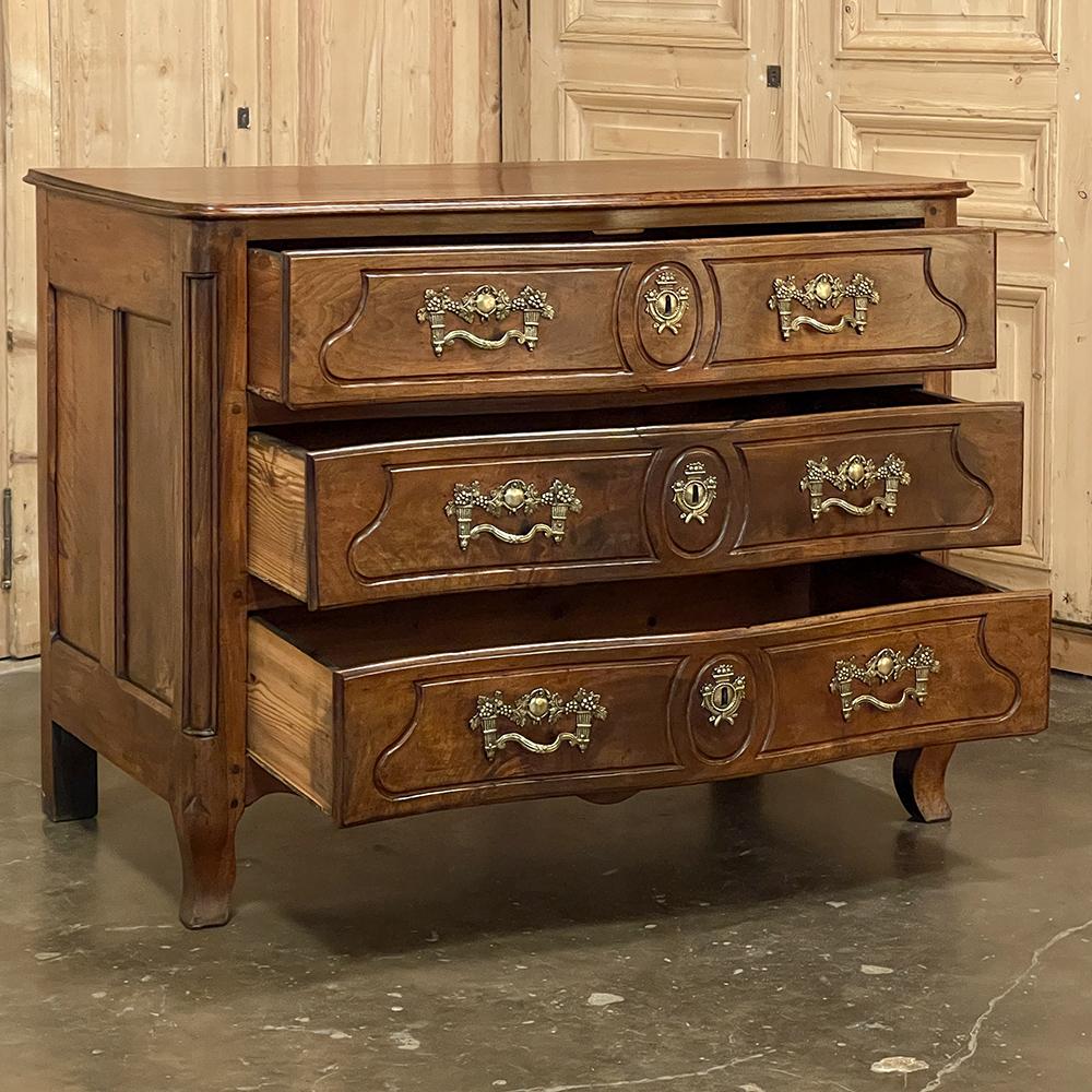 18th Century French Louis XVI Period Walnut Commode For Sale 1