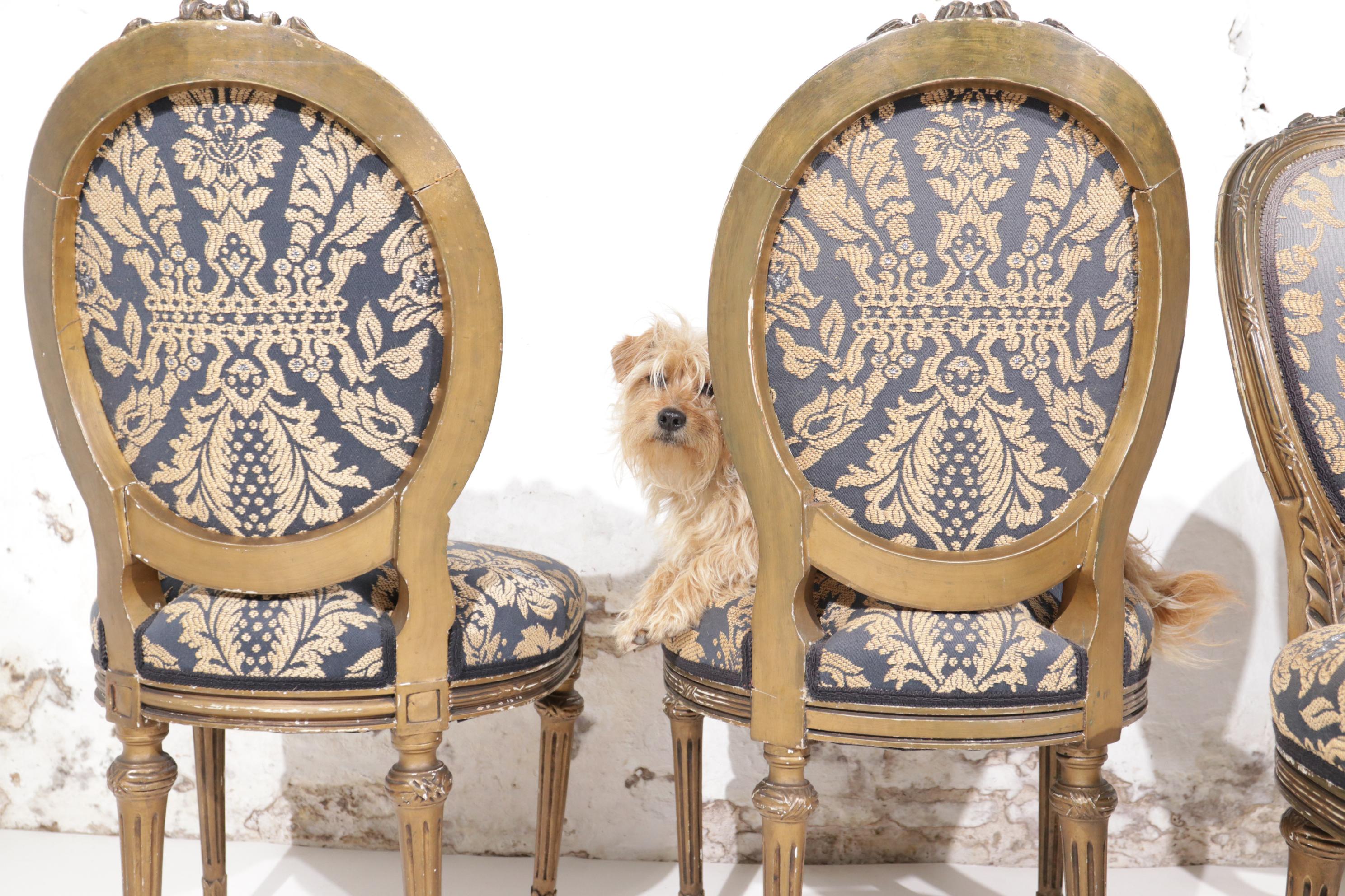 18th Century, French Louis XVI Side Chairs 9