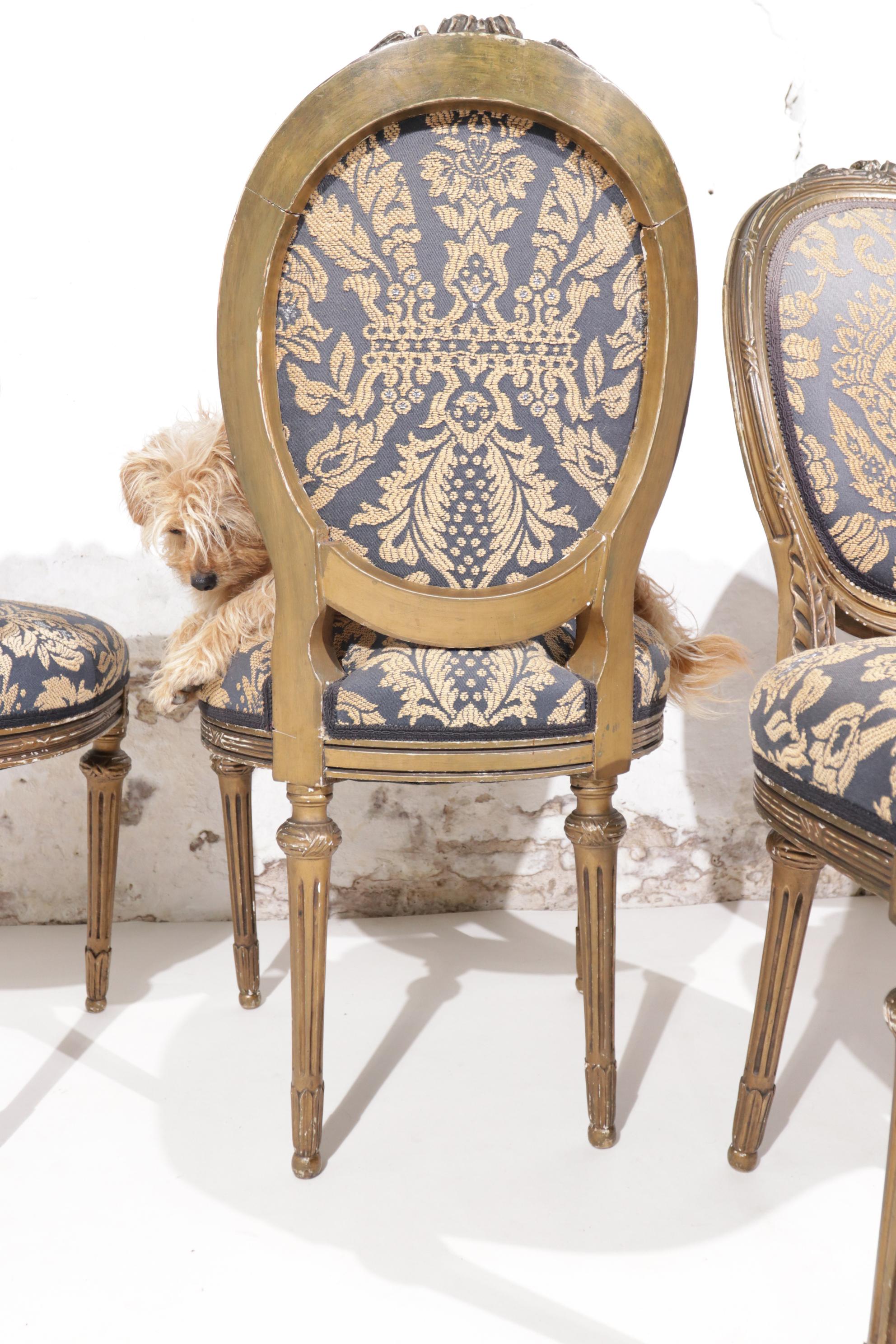 18th Century, French Louis XVI Side Chairs 10