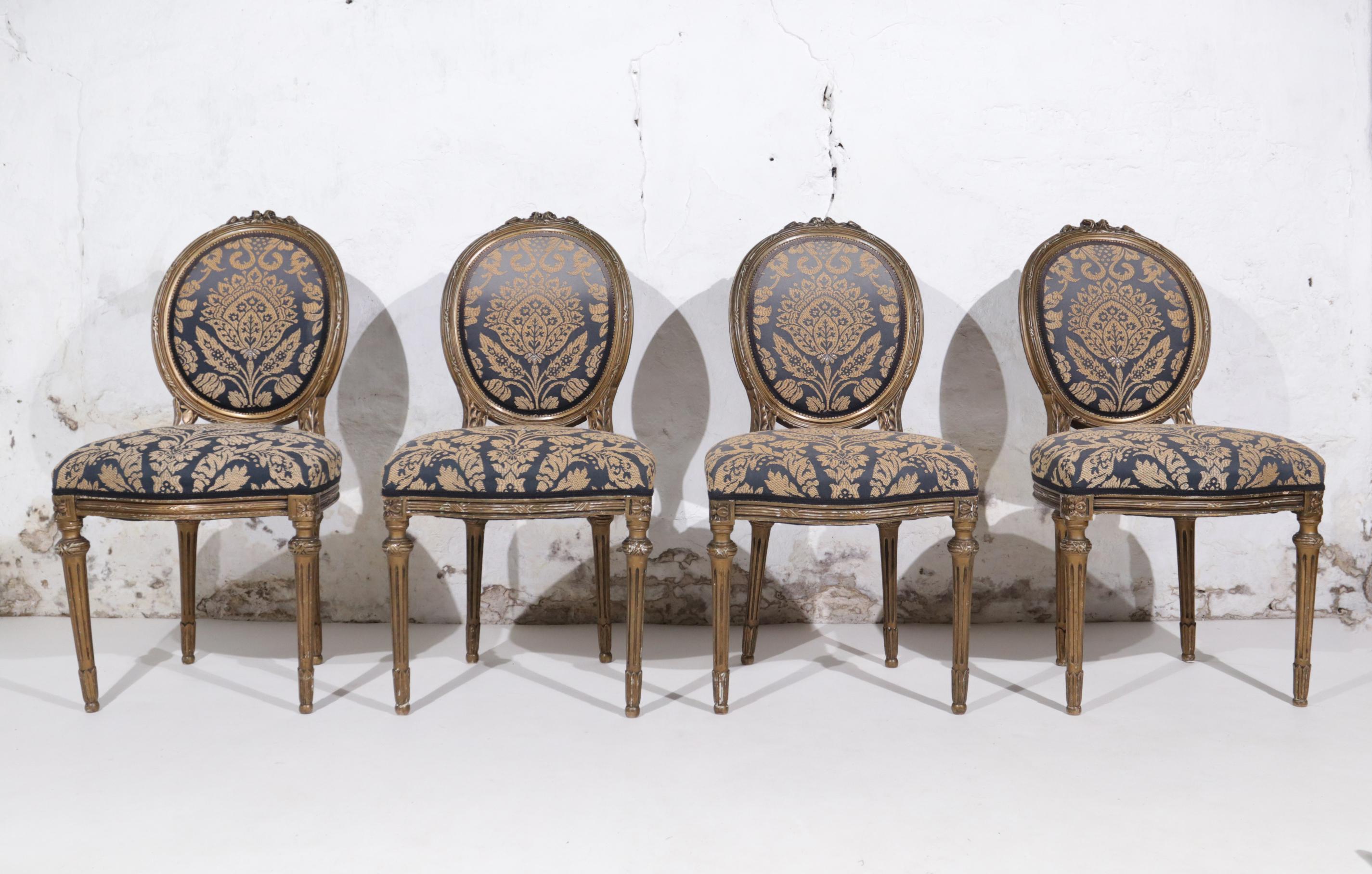 18th Century, French Louis XVI Side Chairs 1