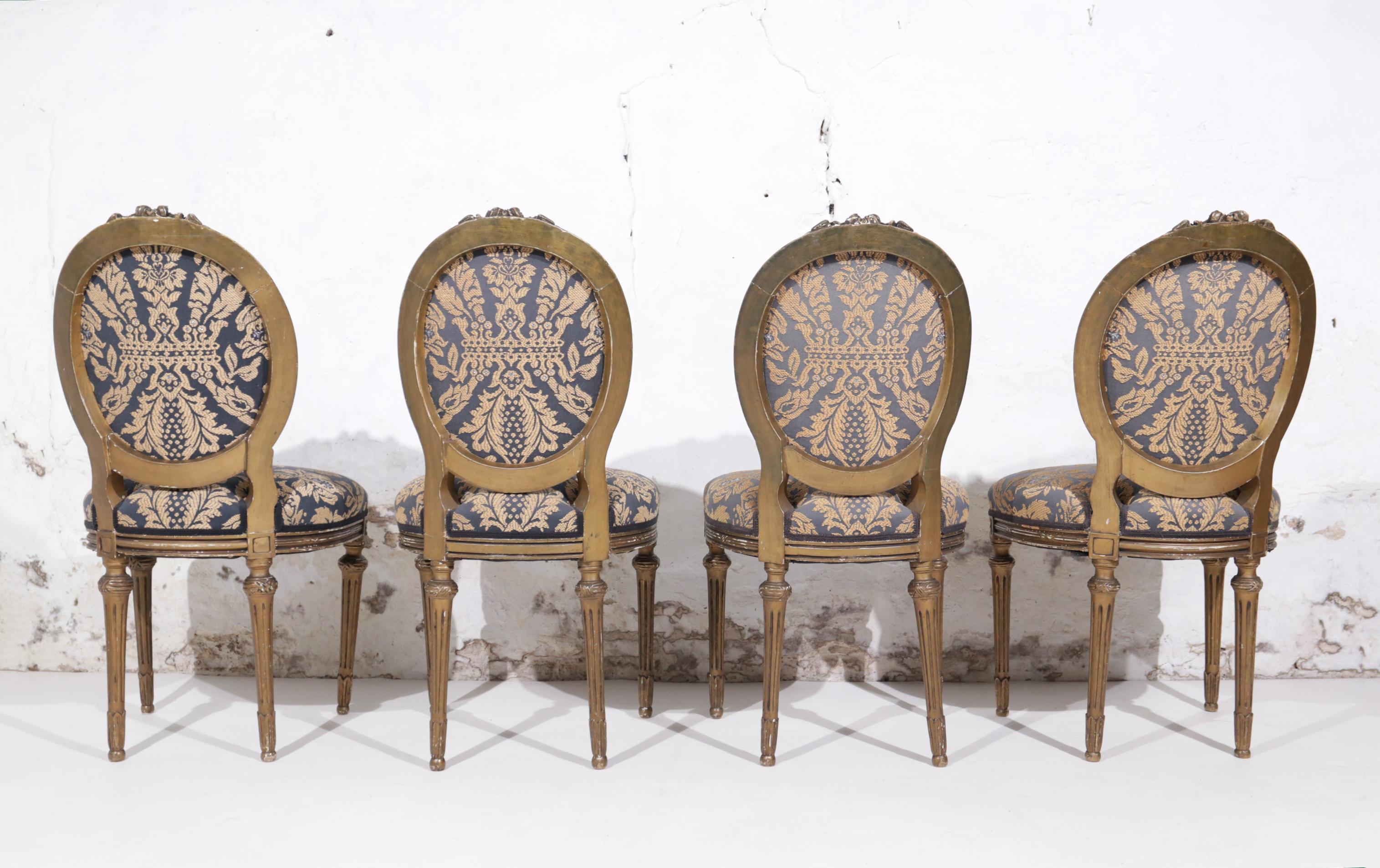 18th Century, French Louis XVI Side Chairs 3