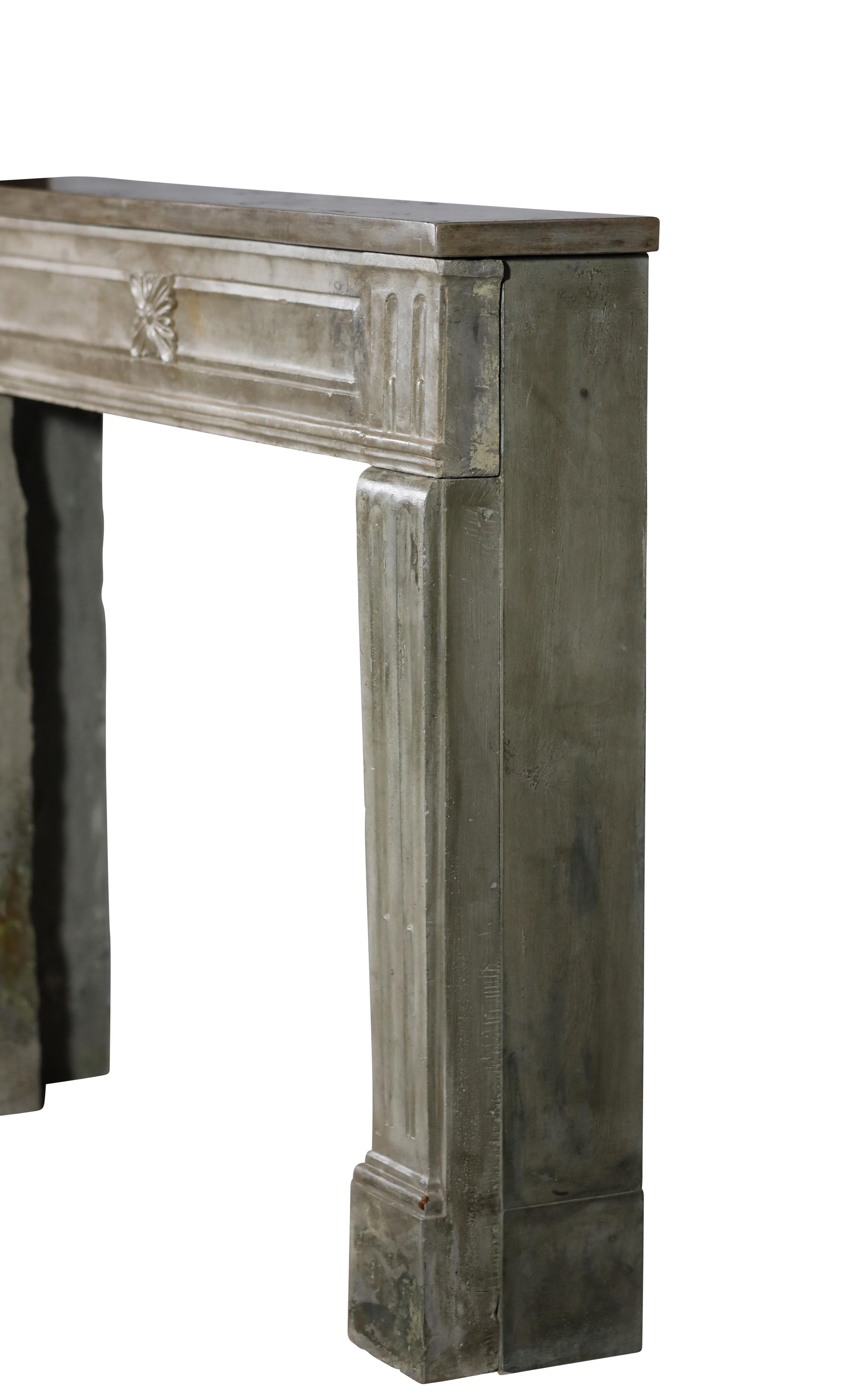 18th Century French Louis XVI Statement Fireplace From Paris For Sale 4