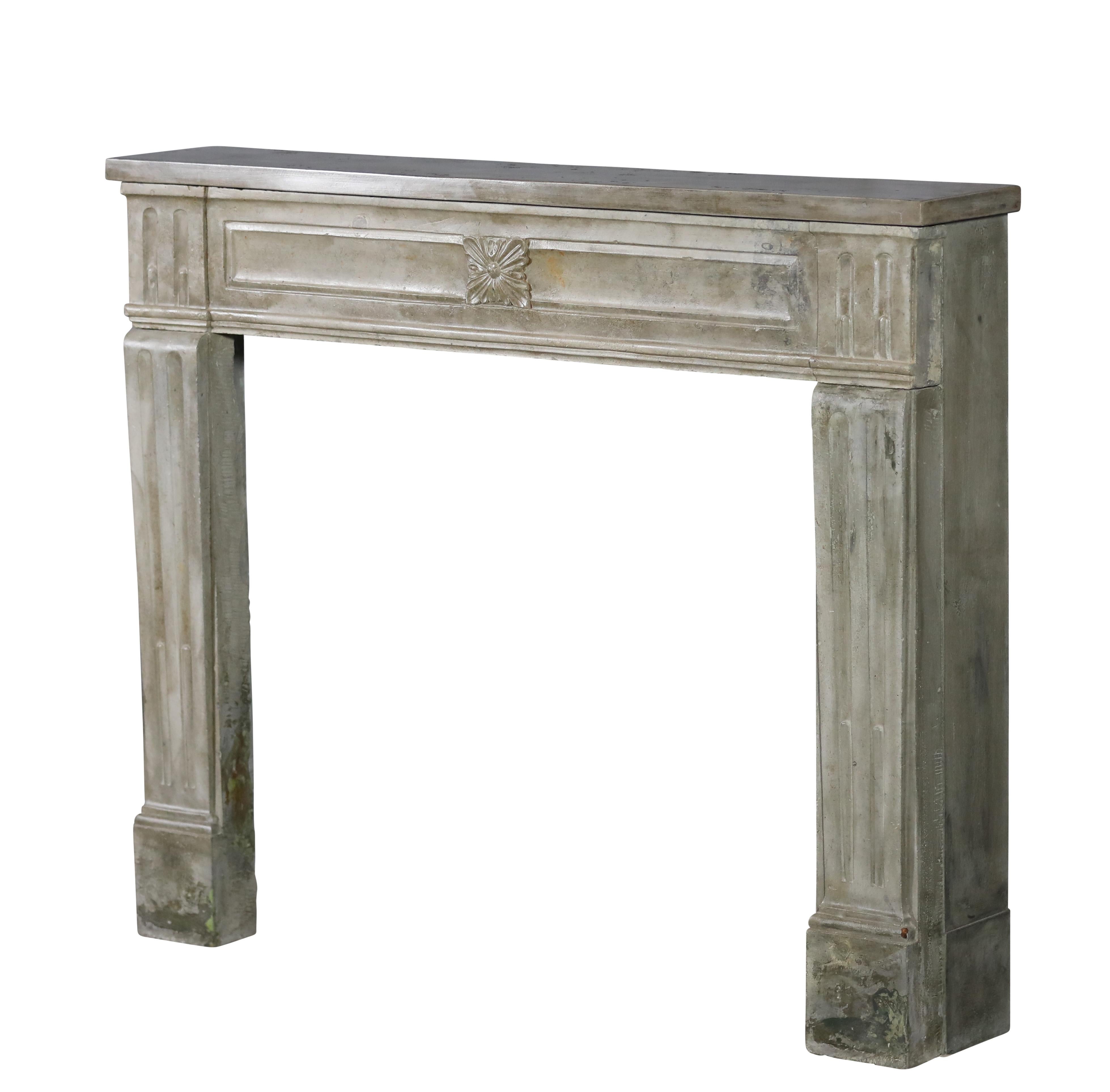 18th Century French Louis XVI Statement Fireplace From Paris For Sale 6