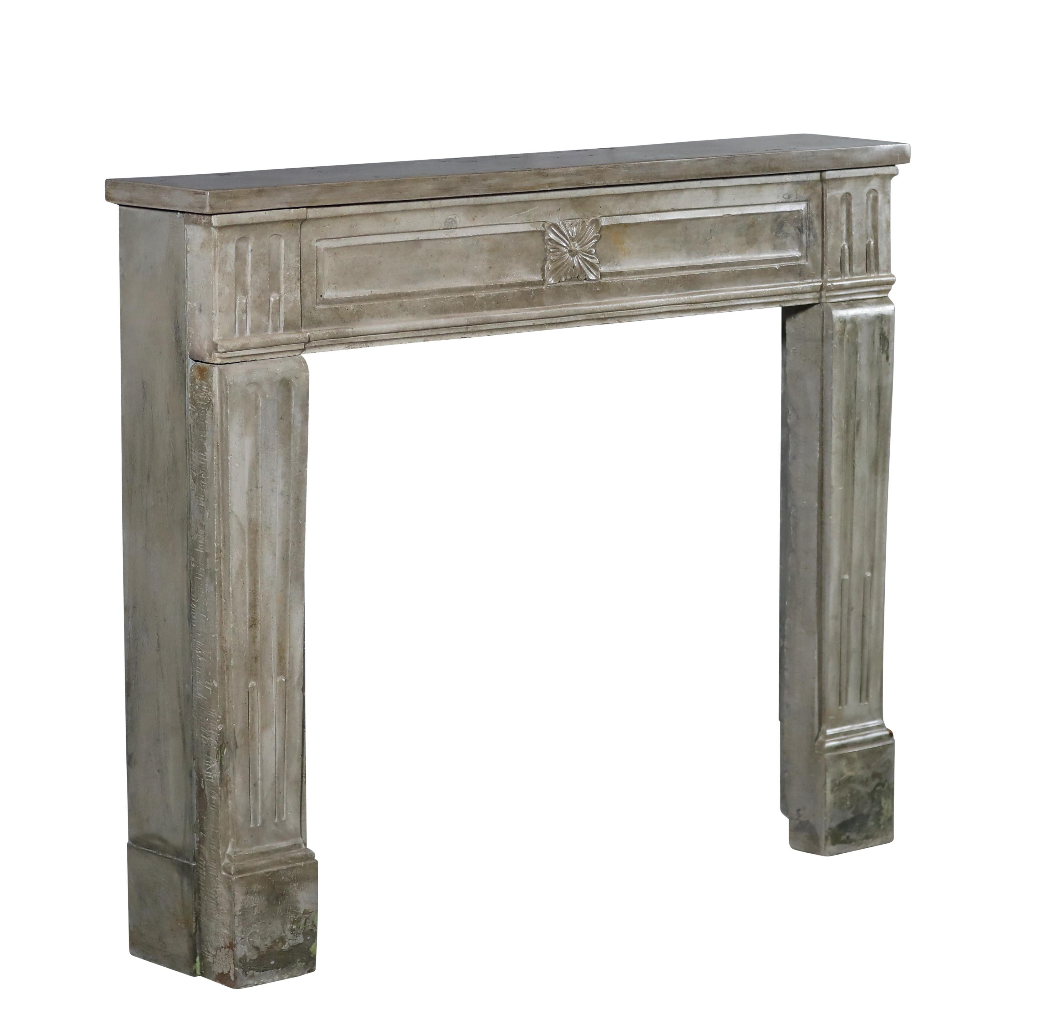 18th Century French Louis XVI Statement Fireplace From Paris For Sale 8