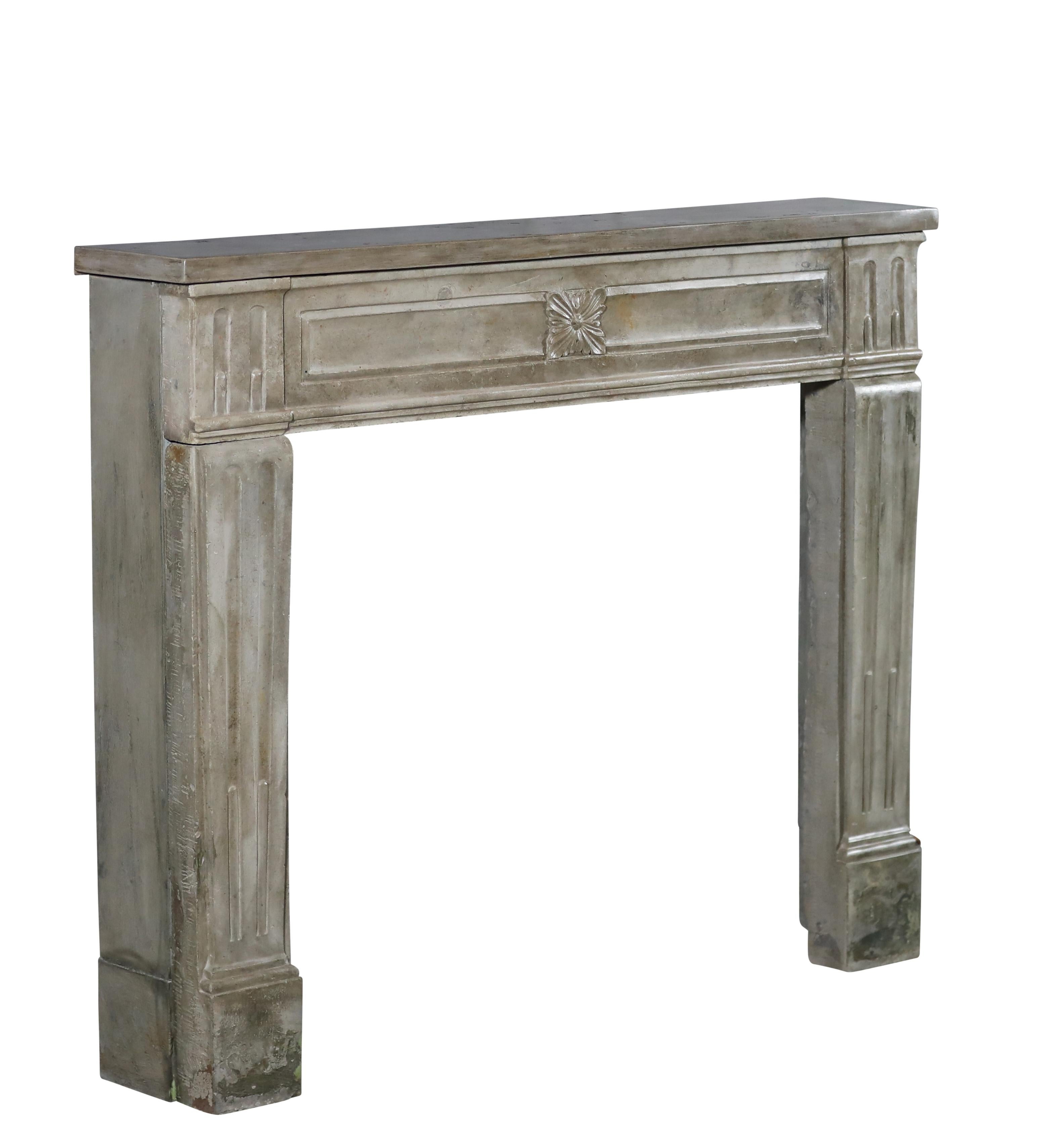 18th Century French Louis XVI Statement Fireplace From Paris For Sale 9