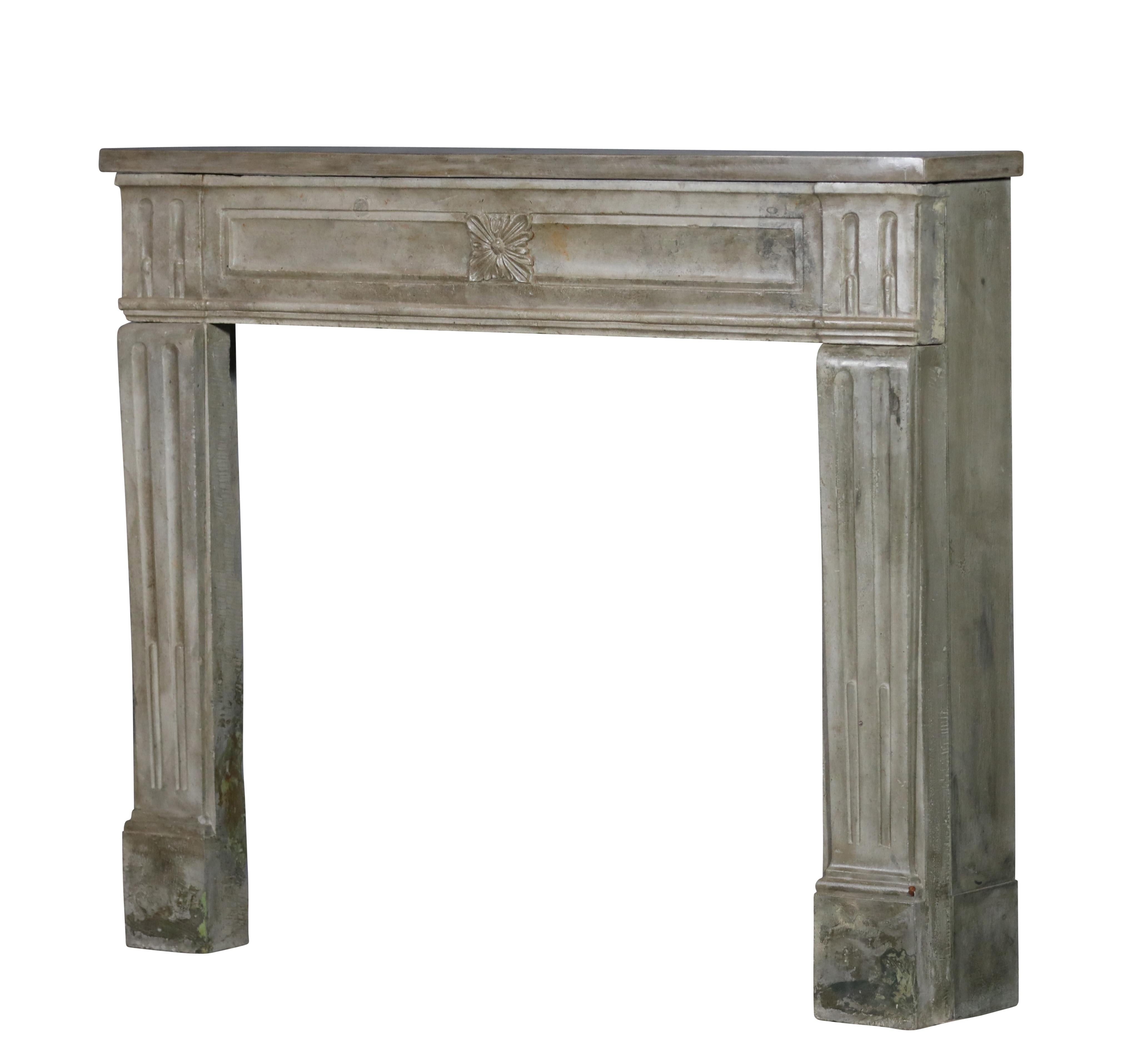 18th Century French Louis XVI Statement Fireplace From Paris For Sale 11