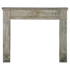 18th Century French Louis XVI Statement Fireplace From Paris