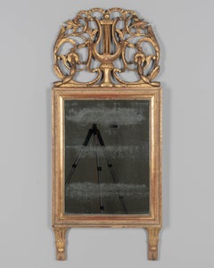 18th Century French Louis XVI Style Giltwood Mirror