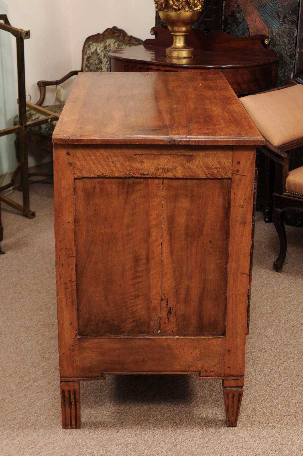 18th Century French Louis XVI Walnut Buffet 7