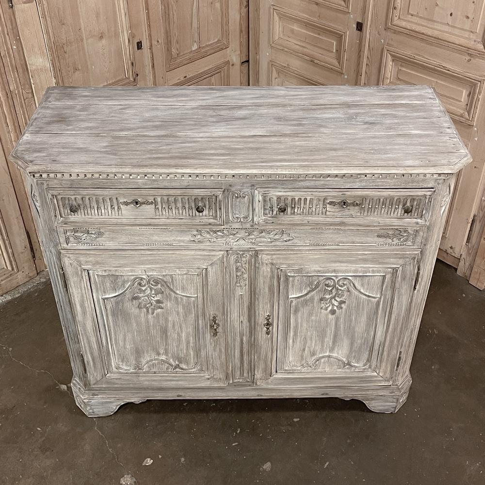 whitewash ornate wood cabinet