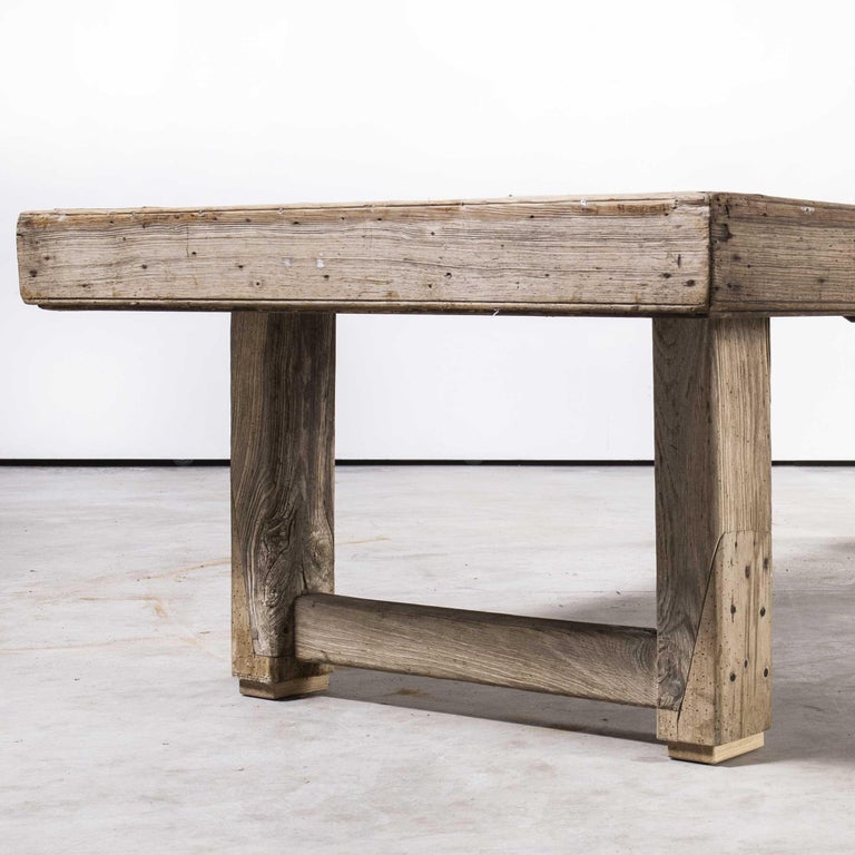 18th Century French Low Scrubbed Long Occasional Table at 1stDibs