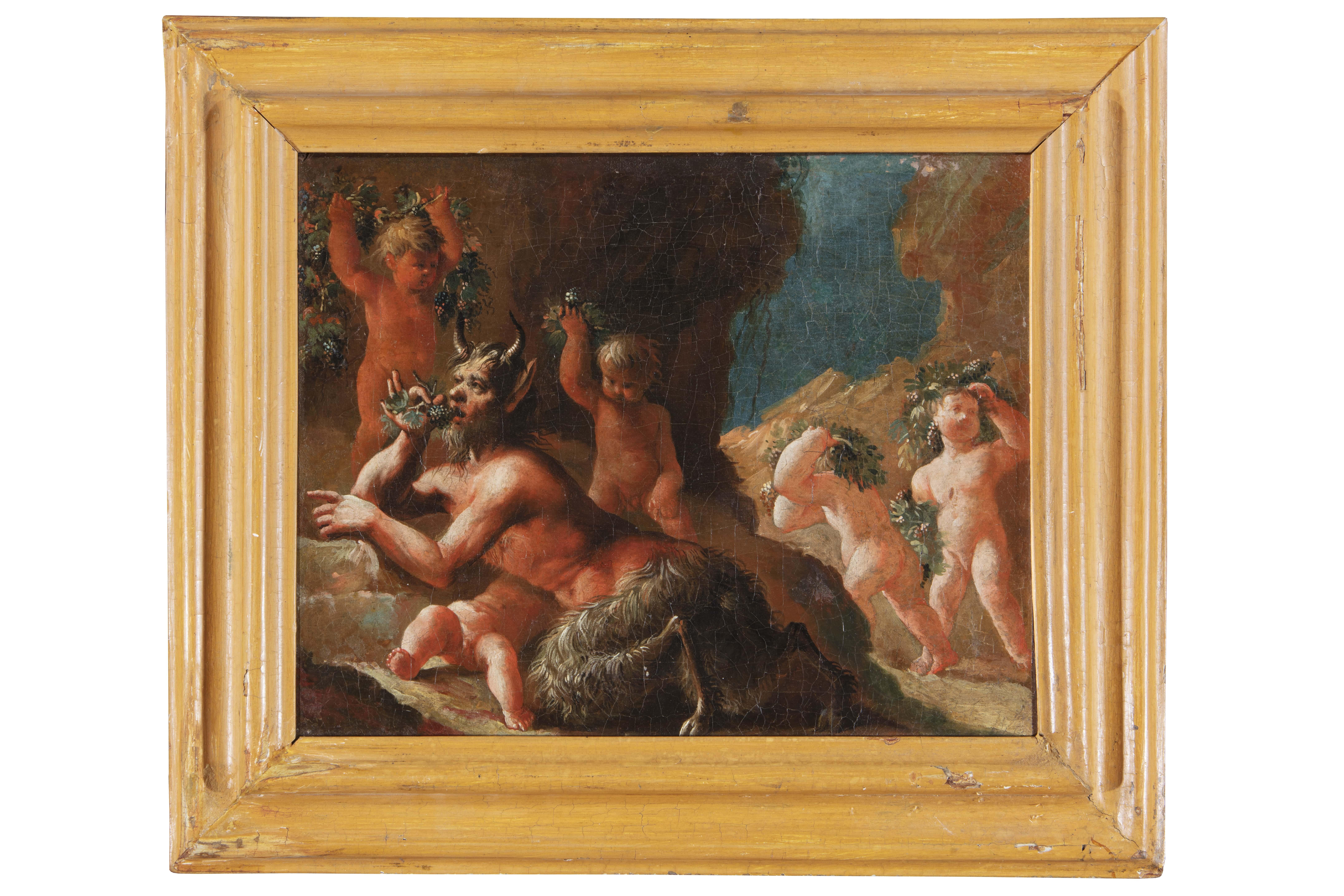 18th century By French maestro Bacchanal Oil on canvas