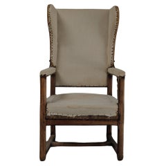 Fauteuil Malade français du XVIIIe siècle