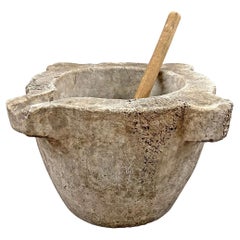 18th Century French Marble Mortar