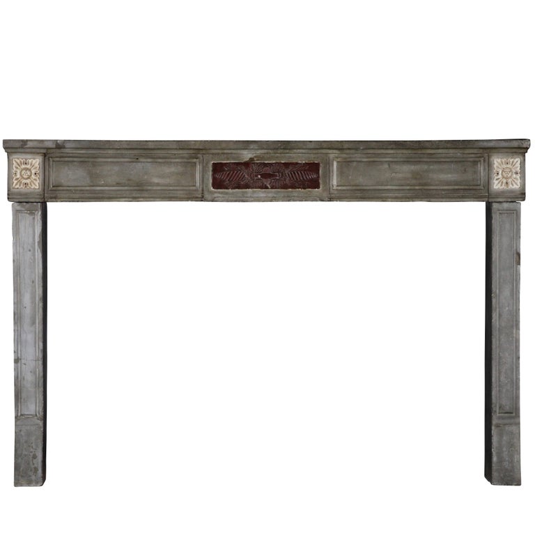 18th Century French Marble Stone Antique Fireplace Mantel For Sale at ...