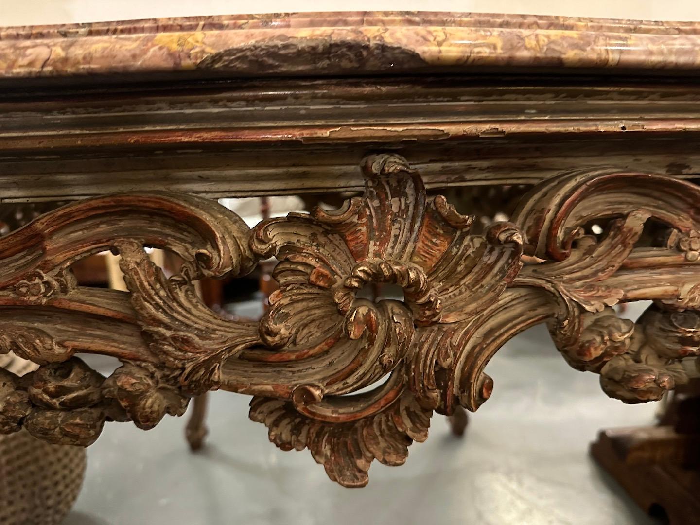 18th Century, French, Marble-Top Table For Sale 3