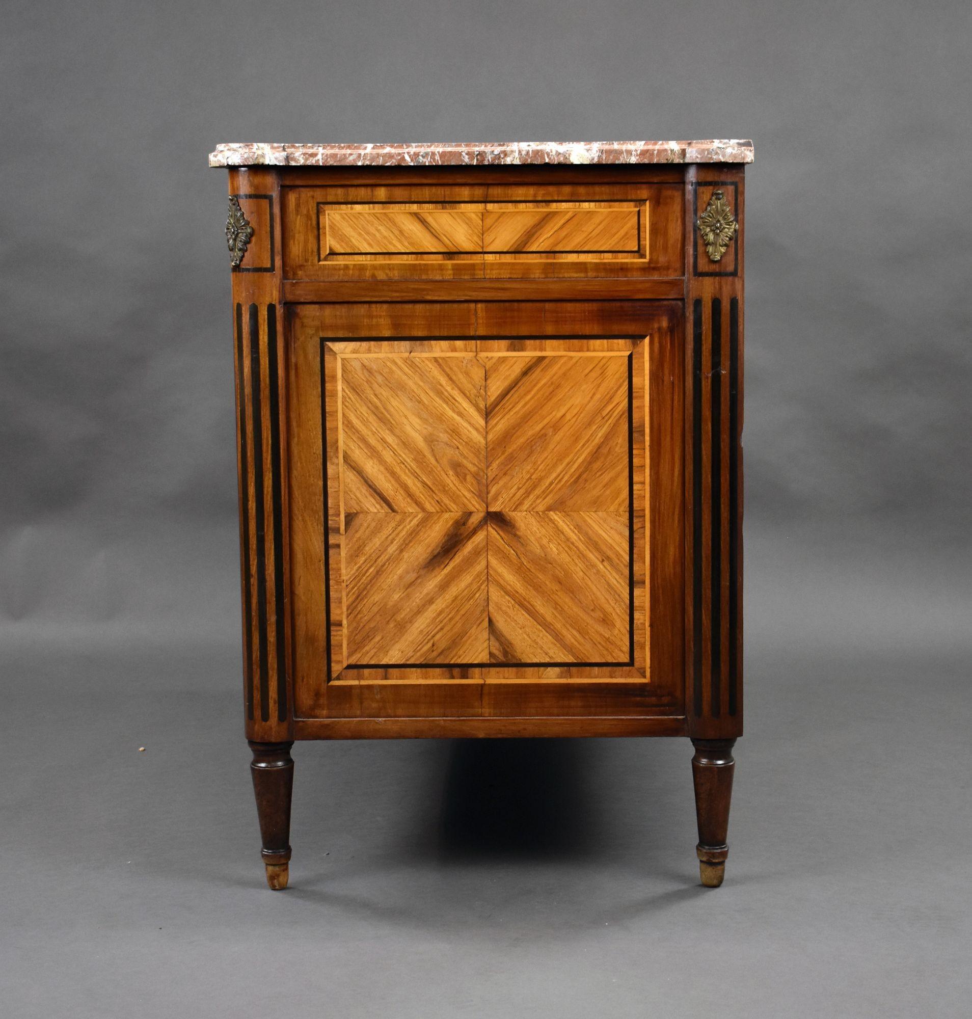 18th Century French Marble Topped Commode 10