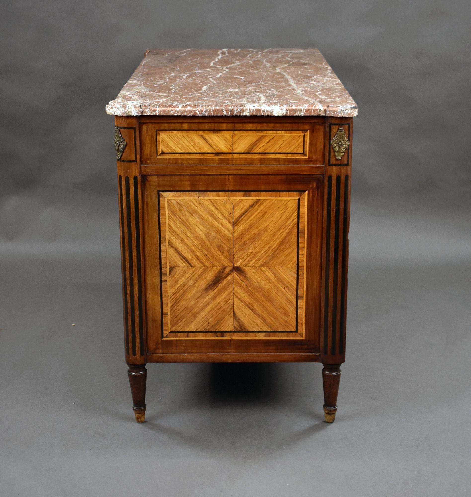 18th Century and Earlier 18th Century French Marble Topped Commode