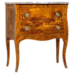 Französische Intarsienkommode, 18. Jahrhundert, Paris, um 1770