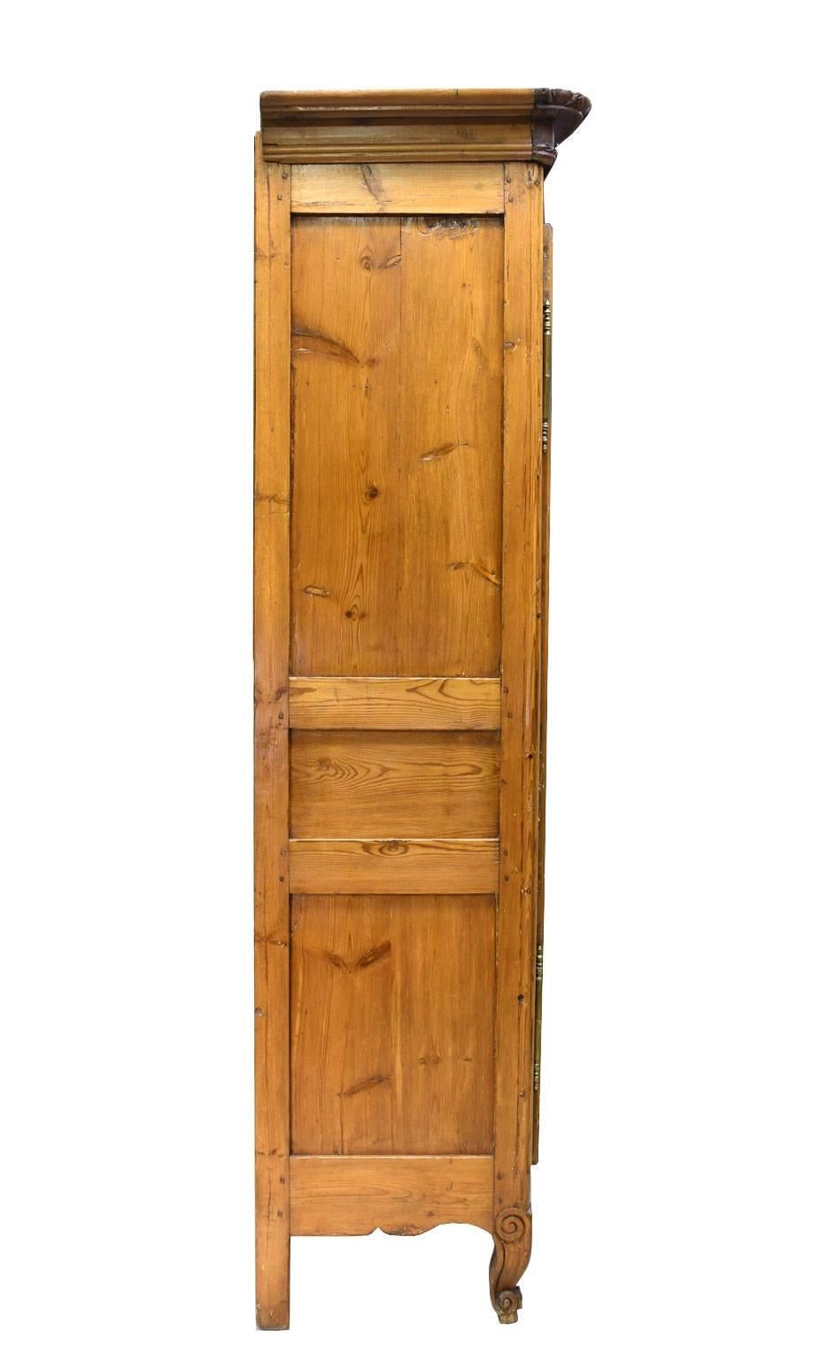 french pine armoire