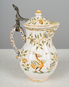 18th Century French Moustiers Faience Pitcher