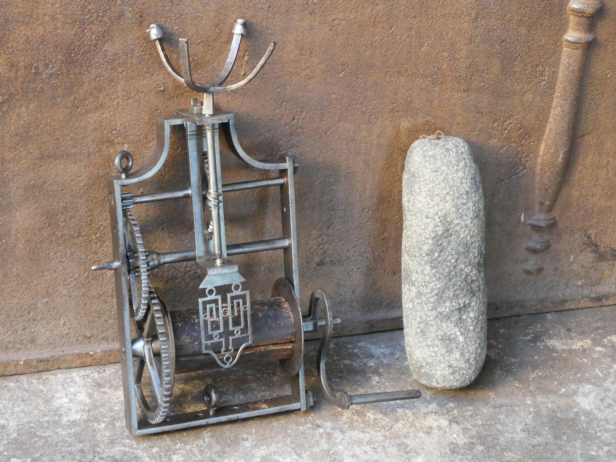 Neoclassical 18th Century French Napoleon III Weight-Driven Spit Jack For Sale